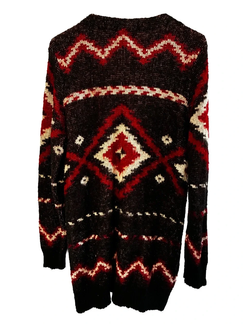Denim & Supply Ralph Lauren Southwestern Cardigan M Mohair Wool Blend - Picture 4 of 5